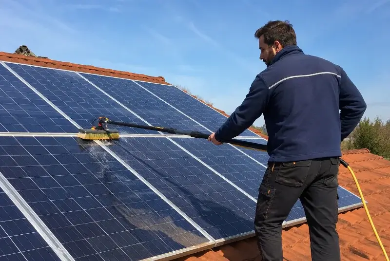 Nettoyage et entretien de panneaux solaires à Saint-Allouestre